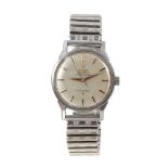 1960s gentlemen's Omega Constellation Automatic wristwatch with silvered dial, baton hour markers an