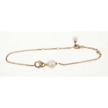 Georg Jensen ‘Magic Collection’ 18ct yellow gold freshwater cultured pearl bracelet