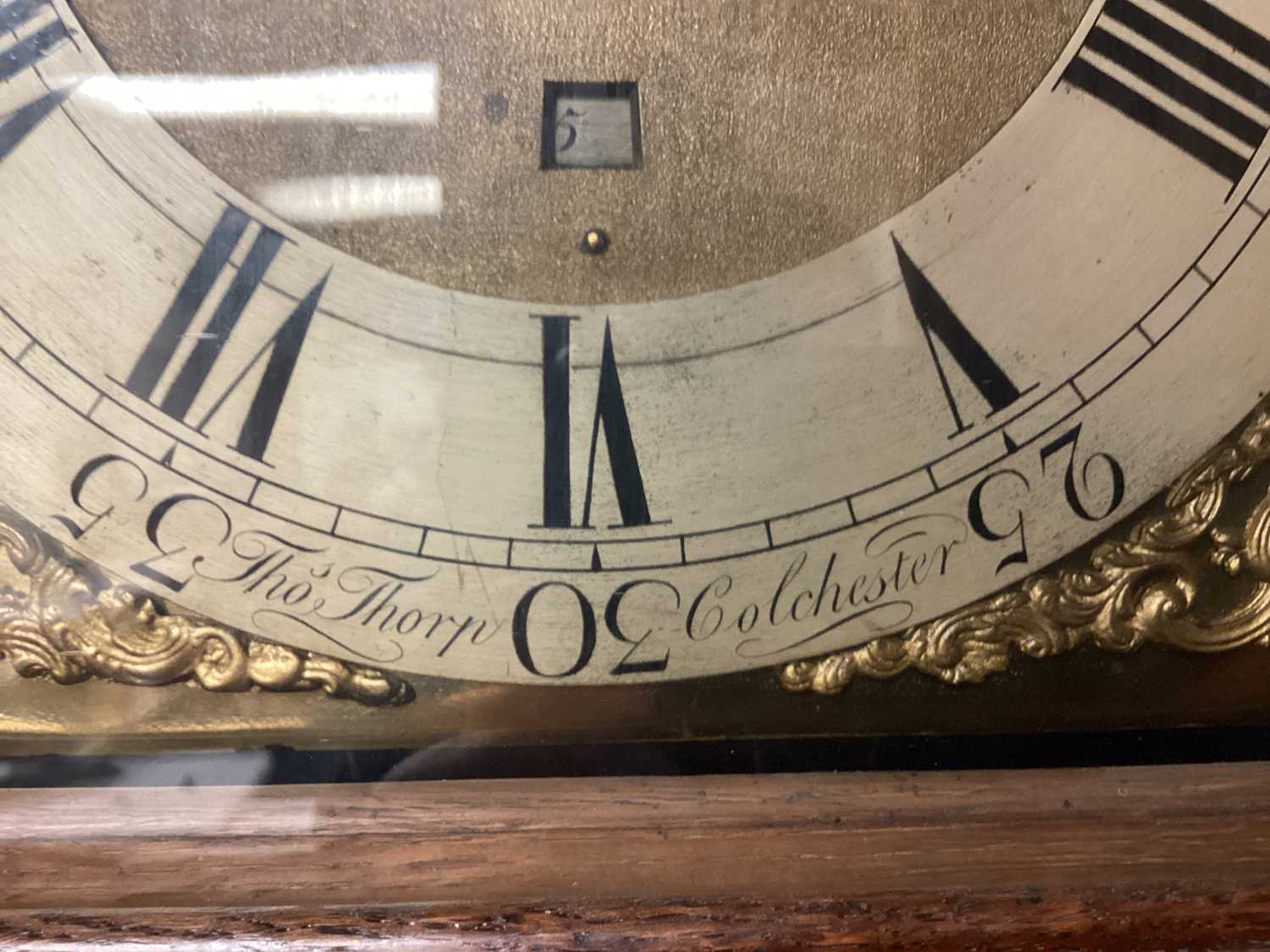 18th Century longcase clock by Thomas Thorp, Colchester - Image 9 of 16