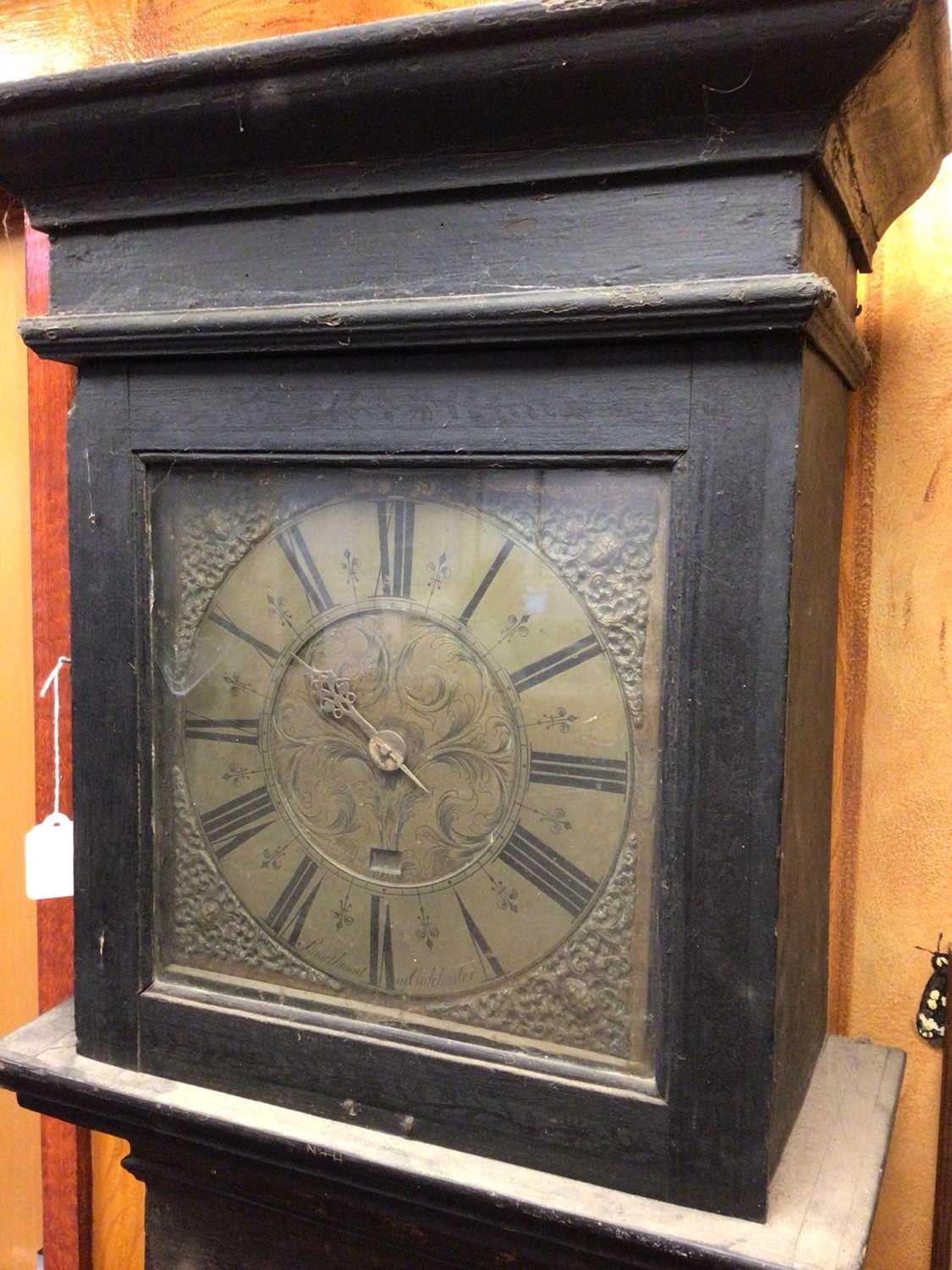 Early 18th century 30 hour longcase clock by Smorthwait, Colchester - Image 2 of 10