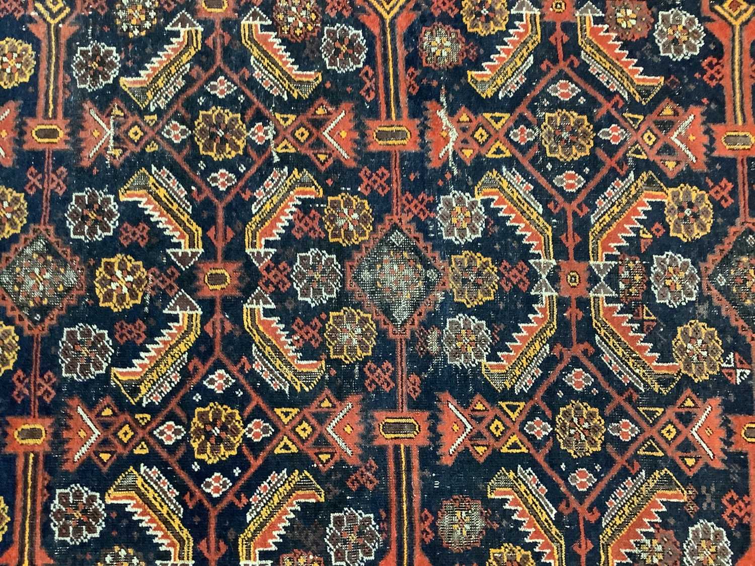 Antique Shiraz rug - Image 3 of 4