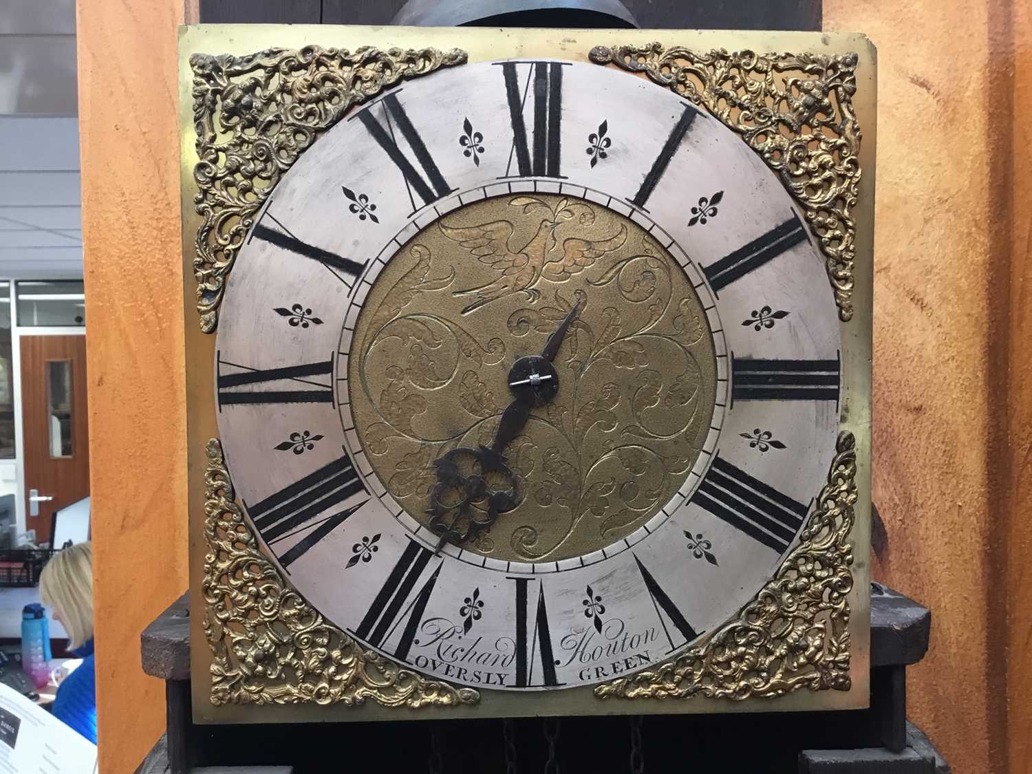 18th century 30 hour longcase clock by Richard Houston, Oversly Green - Image 11 of 12