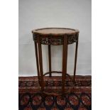 Chinese hardwood occasional table