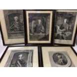 Five 18th century engravings