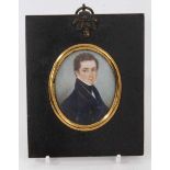 Solomon Polack (1757-1839) portrait miniature on ivory