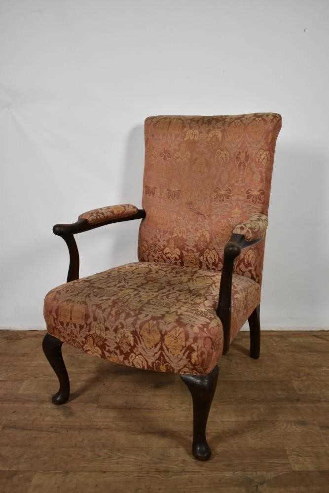 18th century walnut open armchair - Image 2 of 12