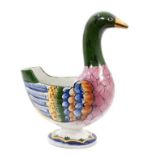 Wemyss pottery duck spoon warmer