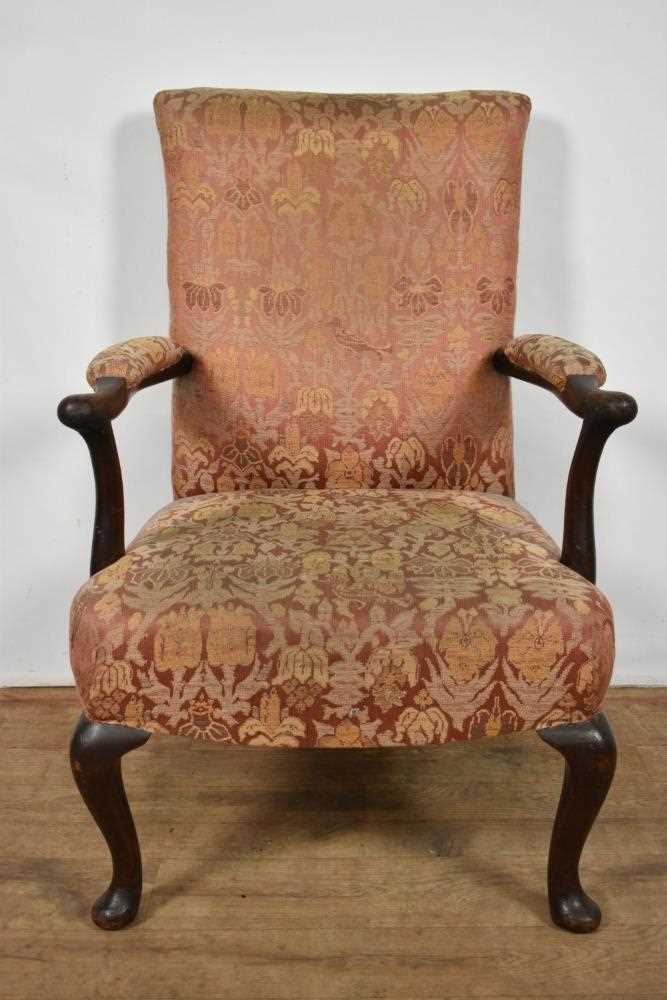 18th century walnut open armchair - Image 3 of 12