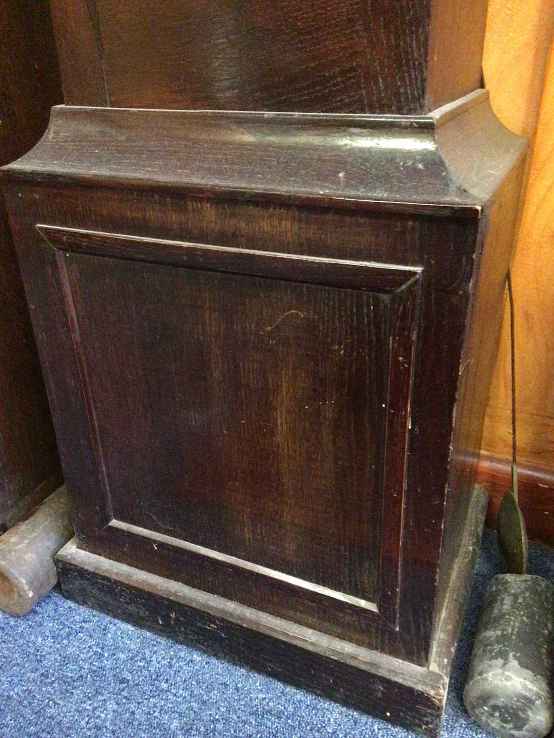 Early 18th century and later 30-hour longcase clock with square brass dial signed Ge- Voyce Deane an - Image 5 of 9