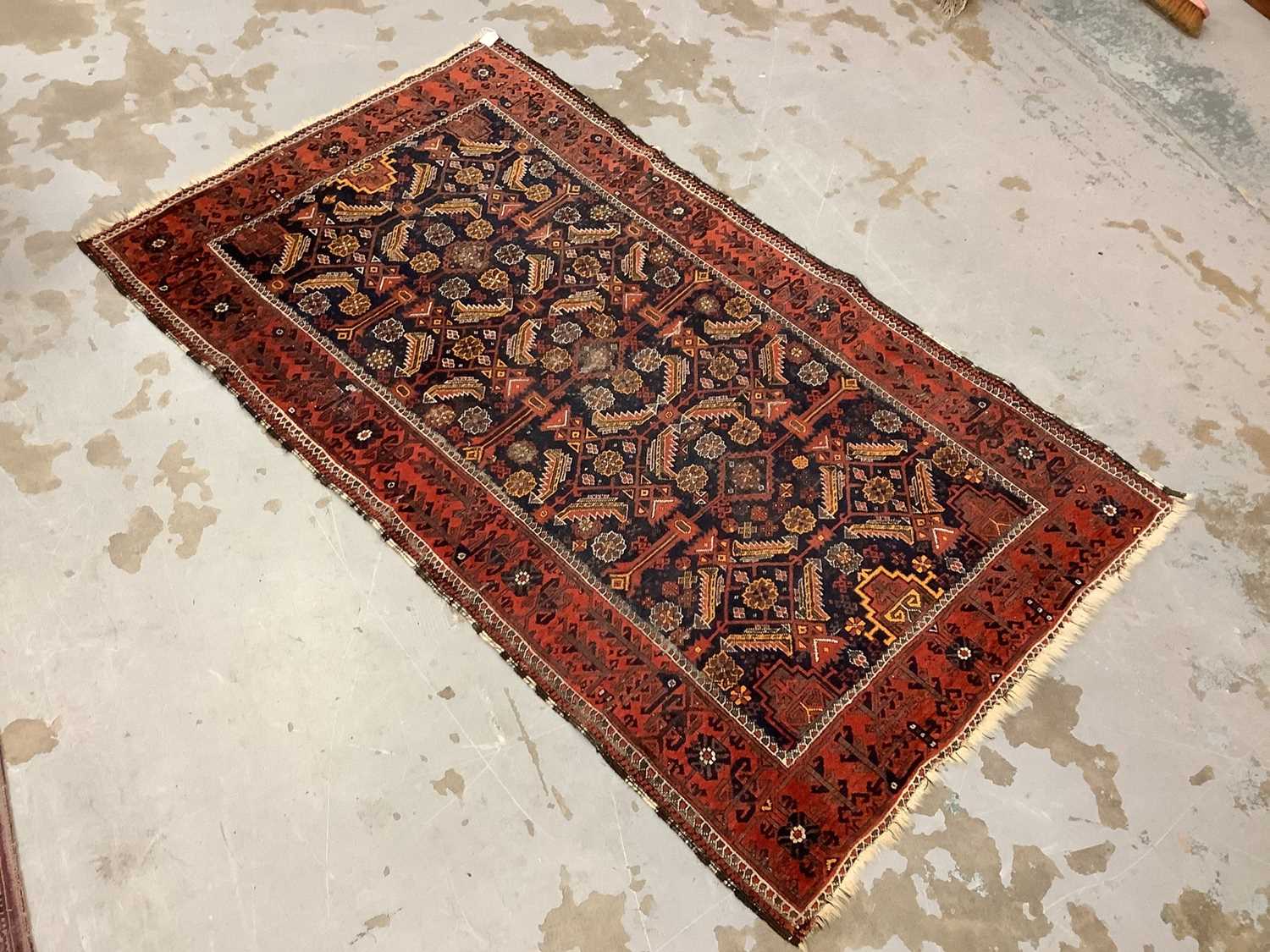 Antique Shiraz rug