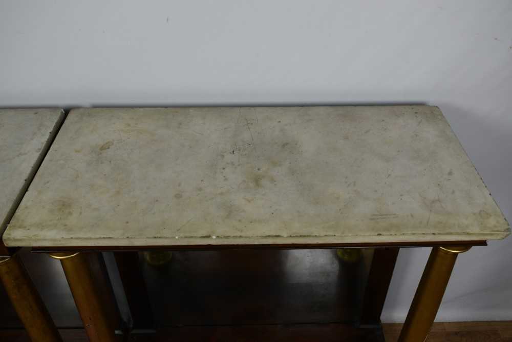 Pair of 19th century marble topped rosewood pier tables - Image 5 of 29