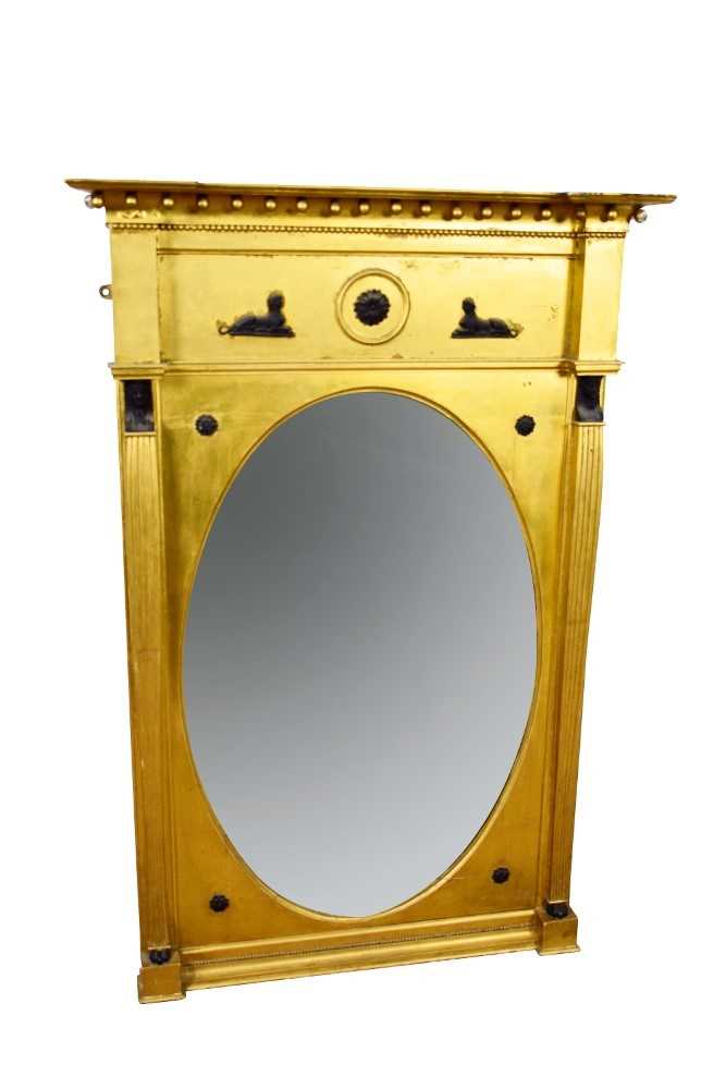 19th century Egyptian revival pier mirror