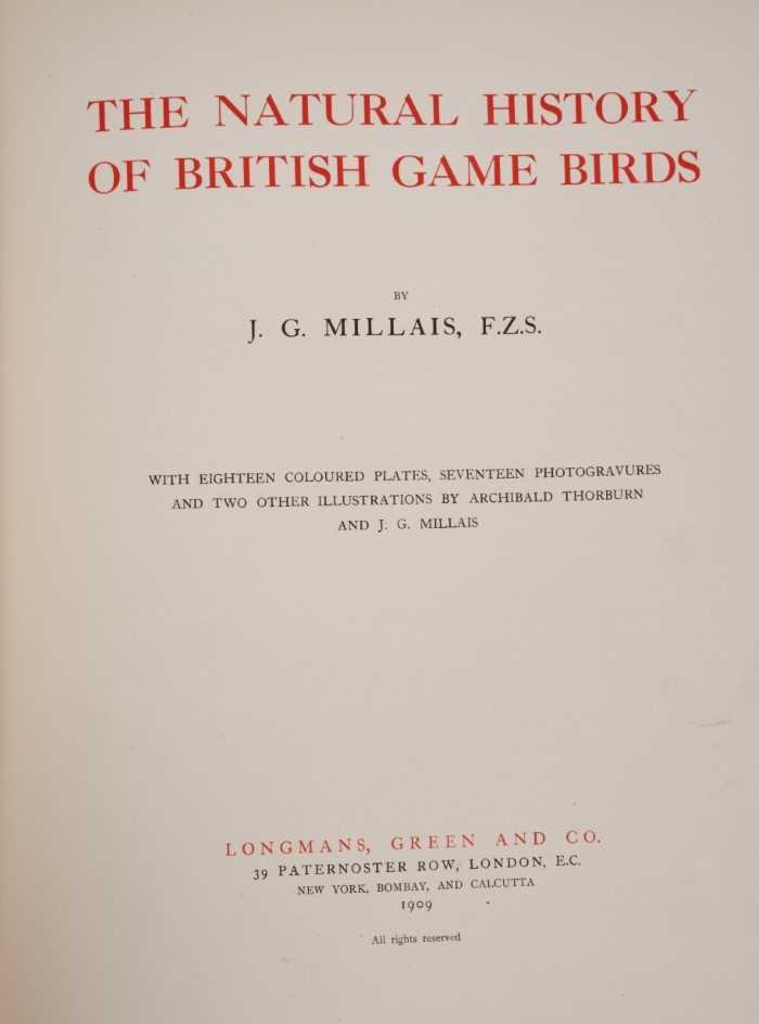 John Guille Millais - The Natural History of British Game Birds, Longmans, Green & Co., 1909, number - Image 4 of 4