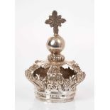 19th century Italian silver Madonna's crown