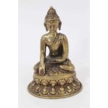 Small Tibetan bronze buddha