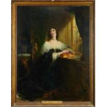 Edmund Thomas Parris (1793-1873), oil on canvas - portrait of Louise, Duchess de La Valliere, afterw