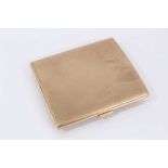 9ct gold cigarette case