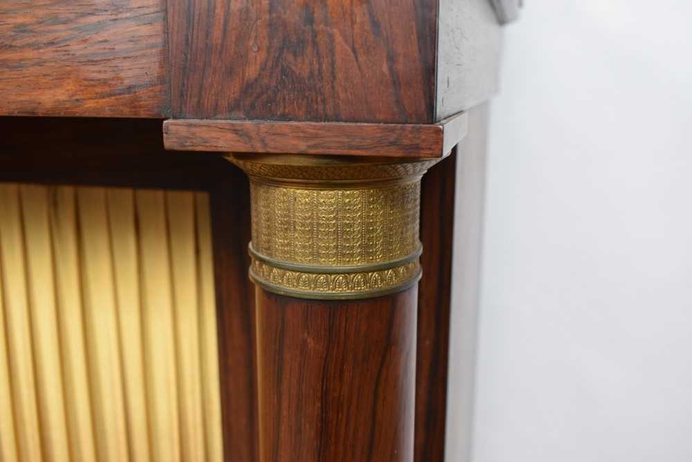 Regency rosewood chiffonier with marble top - Image 8 of 13