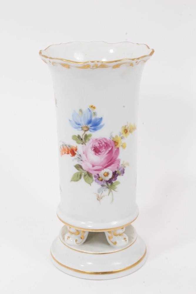 Meissen cup and saucer, and a spill vase - Image 5 of 7