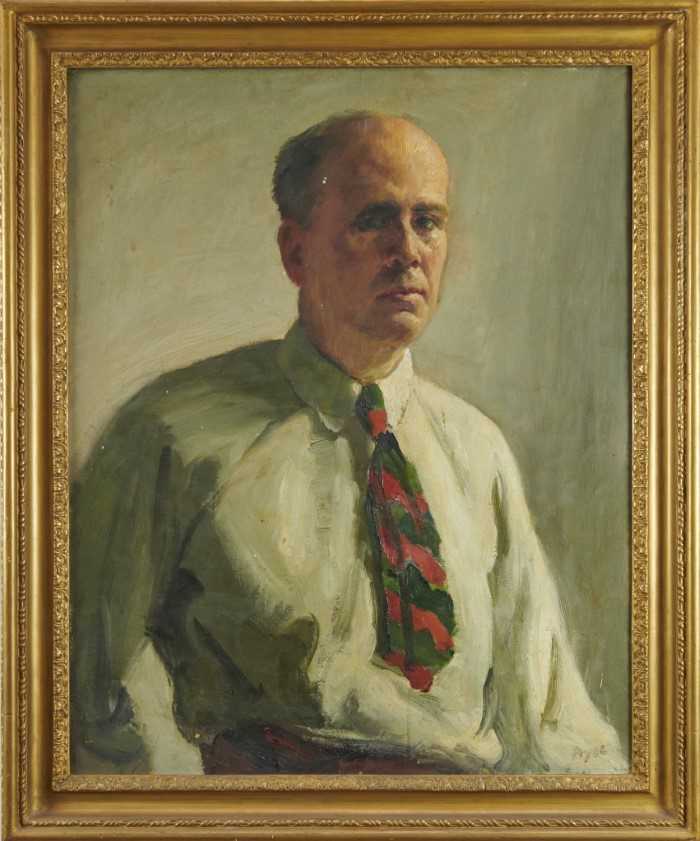 *Gerald Spencer Pryse (1882-1956) oil on canvas - Self Portrait, signed, 77 x 60cm, framed