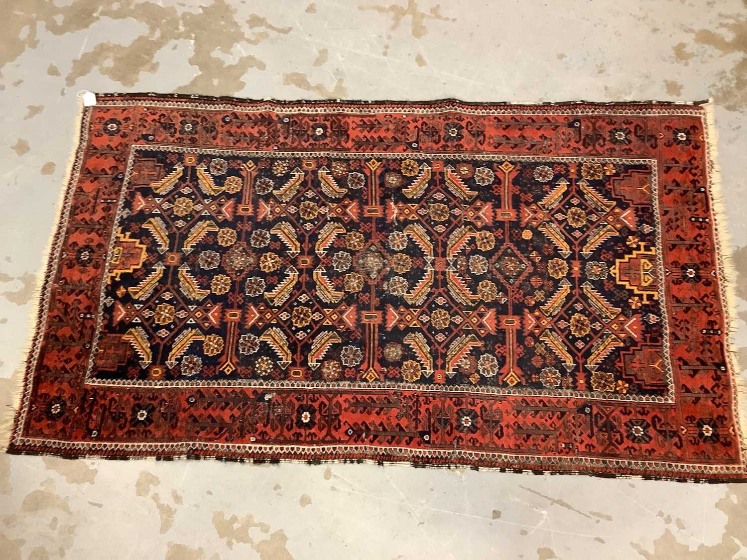 Antique Shiraz rug - Image 2 of 4