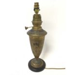 Classical style brass baluster lamp