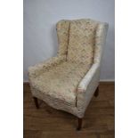 Early 20th century wing armchair