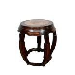 Antique Chinese garden seat of barrel form