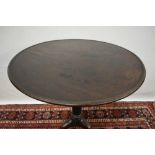 Good George II mahogany tripod table