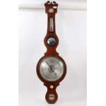 A George III mahogany barometer