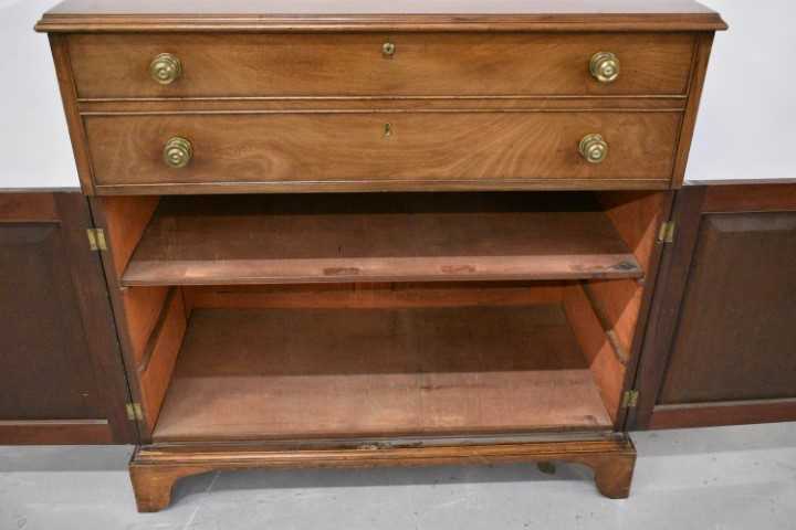 Early 19th century mahogany secretaire chest - Image 4 of 8