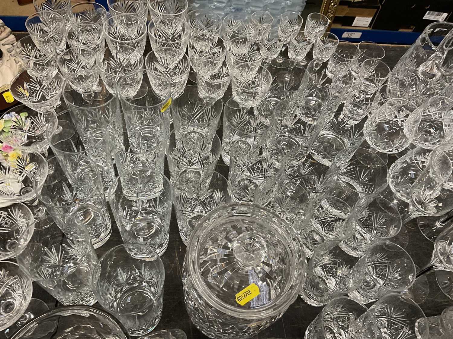 Cut glass table service , 6 Murano wine glasses and sundry glassware - Image 2 of 3