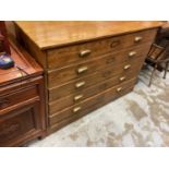 Laura Ashley Oak plan chest of 5 drawers