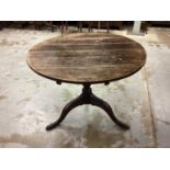 George III oak circular breakfast table