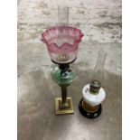 Early 20th century oil lamp