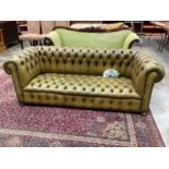 Button upholstered chesterfield sofa
