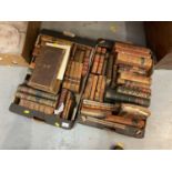 Two boxes of antiquarian and fine bindings