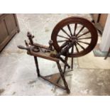 Antique spinning wheel