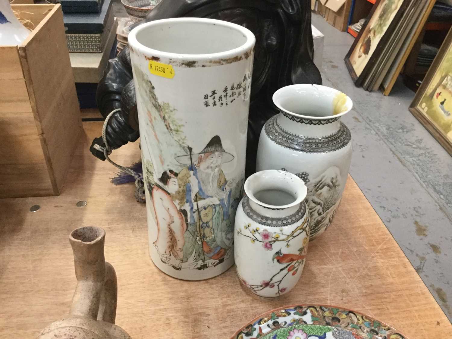 Three pieces of Chinese Republic period porcelain