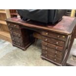 19th century mahogany Partners desk