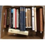 Box of arts and crafts and antique related books