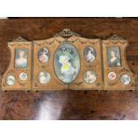 1920s French folding photograph frame