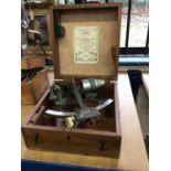 Kelvin Hughes sextant in case