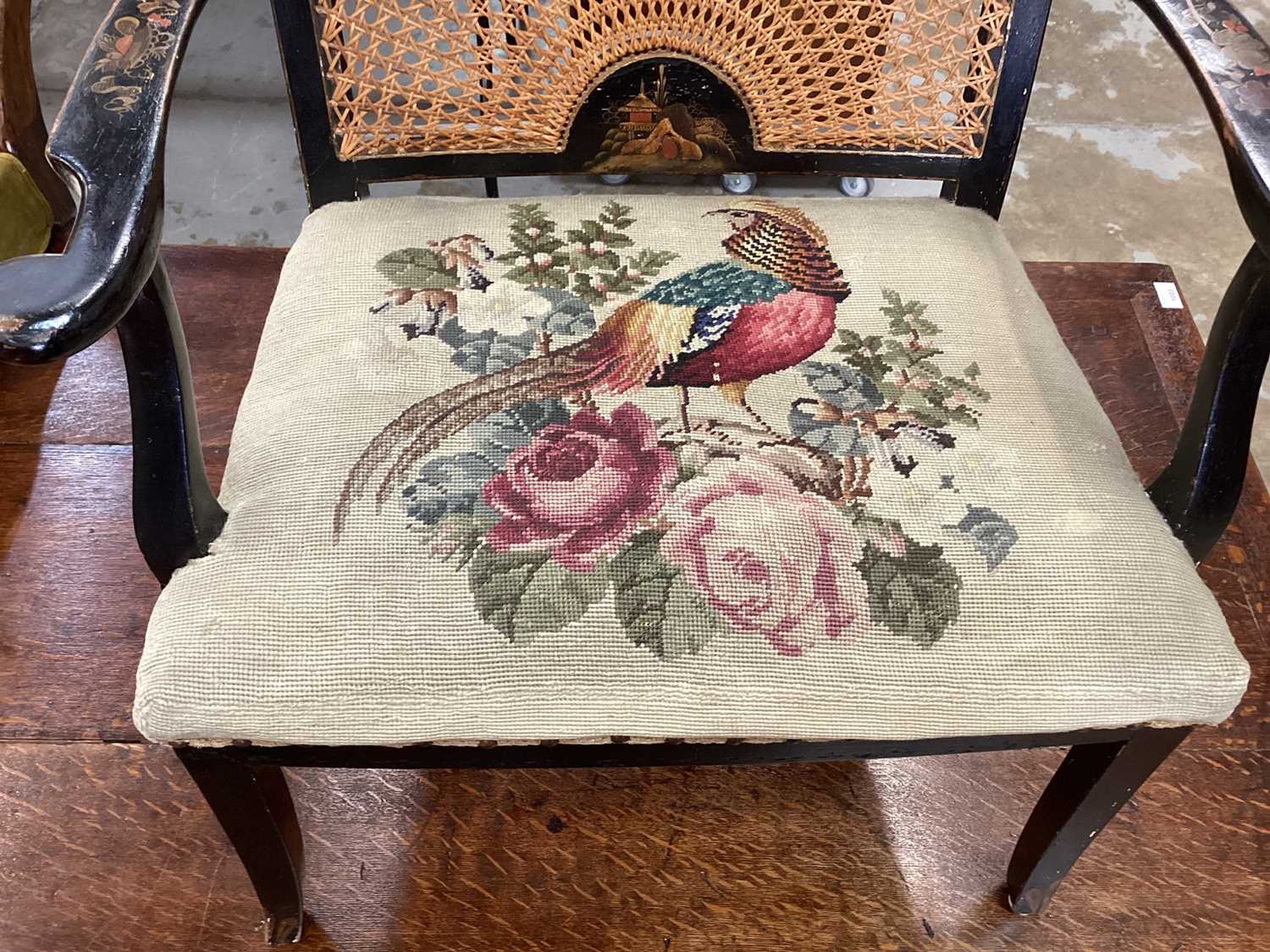 1920's Chinoserie decorated children's Chair - Image 2 of 3