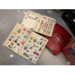 Collection of stamps, loose and in albums