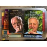 Sir David Attenborough and Lord Richard Attenborough two signed books and other books