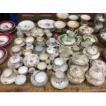 Good collection of Regency ceramics, including vases and teawares