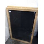 Two lockable perspex fronted display case