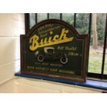 Reproduction Buick wooden sign