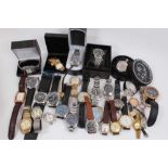 Quantity of various wristwatches